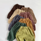 מכנסי כותנה ארוכות