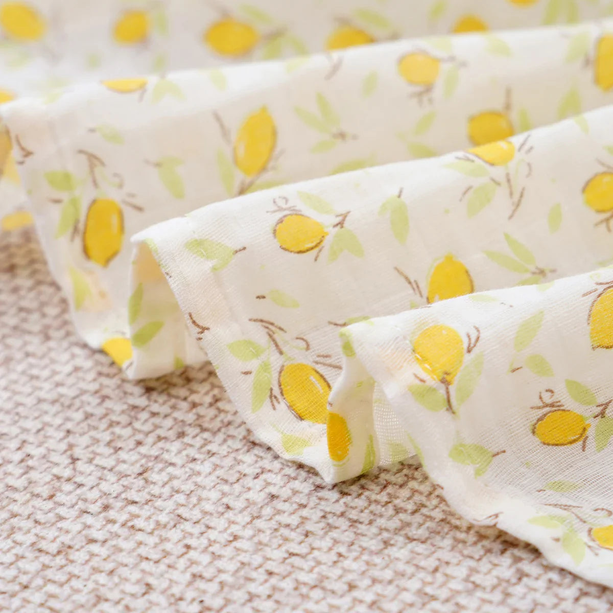 סט 3 שמיכות כותנה