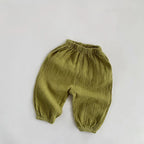 מכנסי כותנה ארוכות