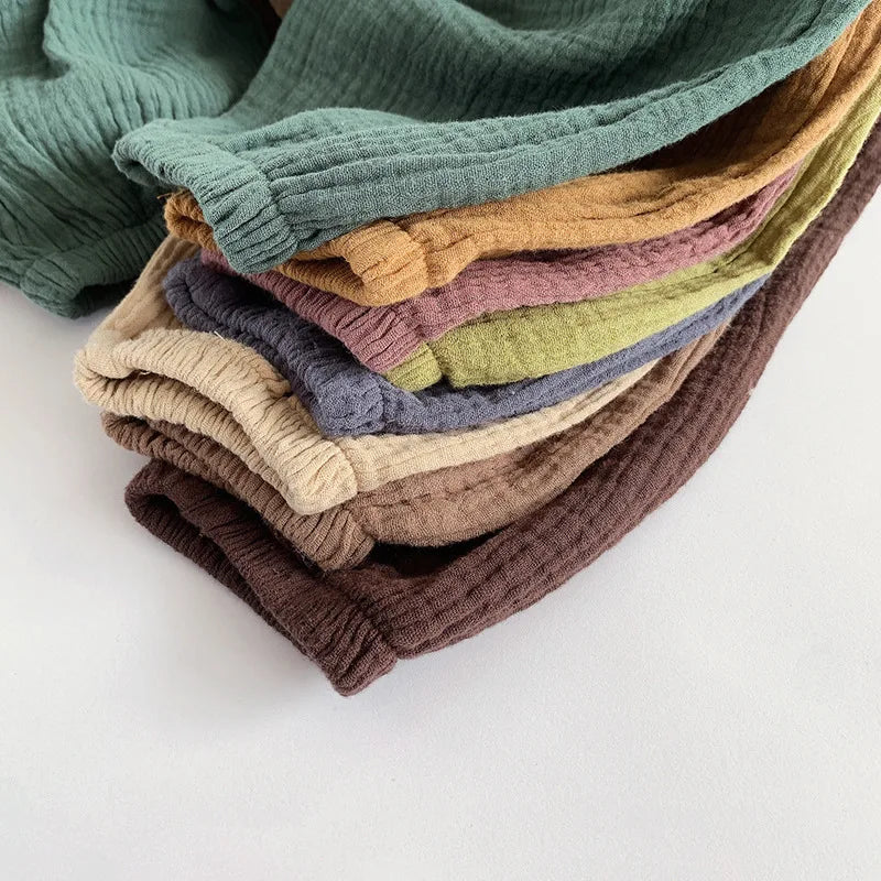 מכנסי כותנה ארוכות