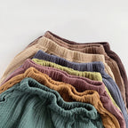 מכנסי כותנה ארוכות